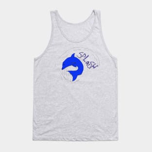 loves dolphin diving - By Love- 8 years old Tank Top